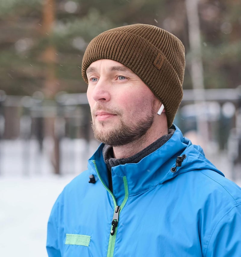 Wmcaps Winter Beanie for Men Women, Fleece Lined Beanie Soft Warm Knit Hat Ski Stocking Cuffed Cap - Image 5